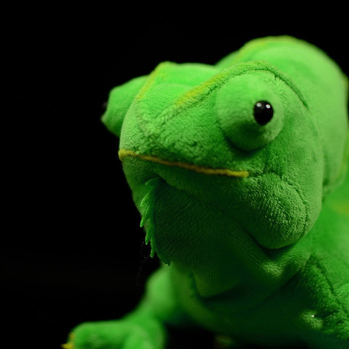 Discover the Joy of the Green Chameleon Soft Plush Toy!